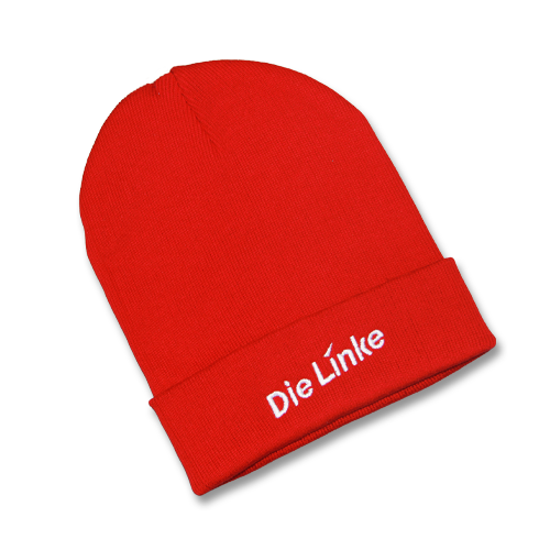 Strickmütze "Die Linke"