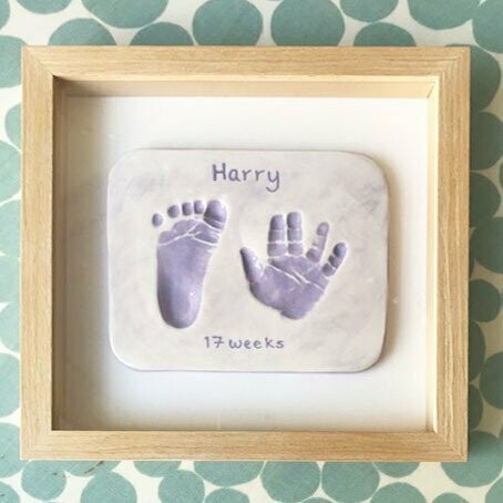 Wood framed Clay Imprint Voucher