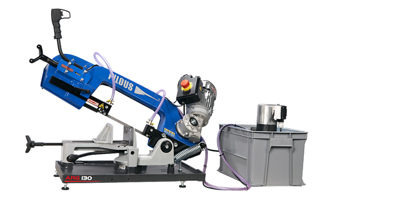 Pilous Metallbandsäge ARG 130 TK  / Bandsäge 230 V Elektro mit einem Kühlsystem