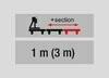 Verlängerungssektion 1 Meter für Pilous Blockbandsägen CTR 710 M / 710 EV / 710 Benzin
