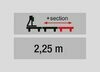 Verlängerungssektion 2,25 m für Pilous Blockbandsäge CTR 750 / CTR 750 E / CTR 750 EV
