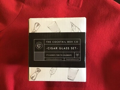 The Cocktail Box Co. - Cigar Glass Set
