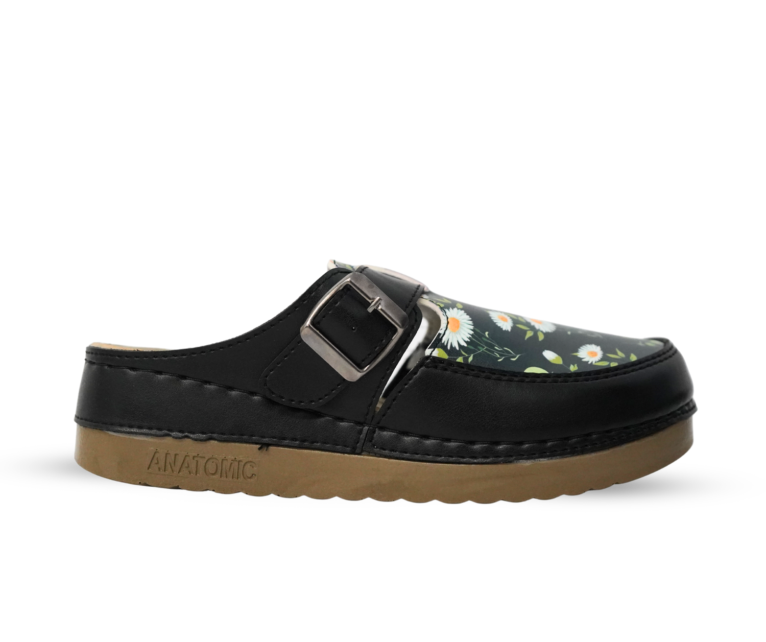 Кломпа 154464 Black/Flowers