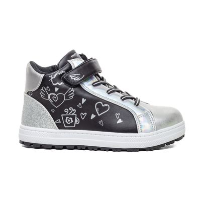 ДЕТСКИ ПАТИКИ 016594 BLACK/SILVER
