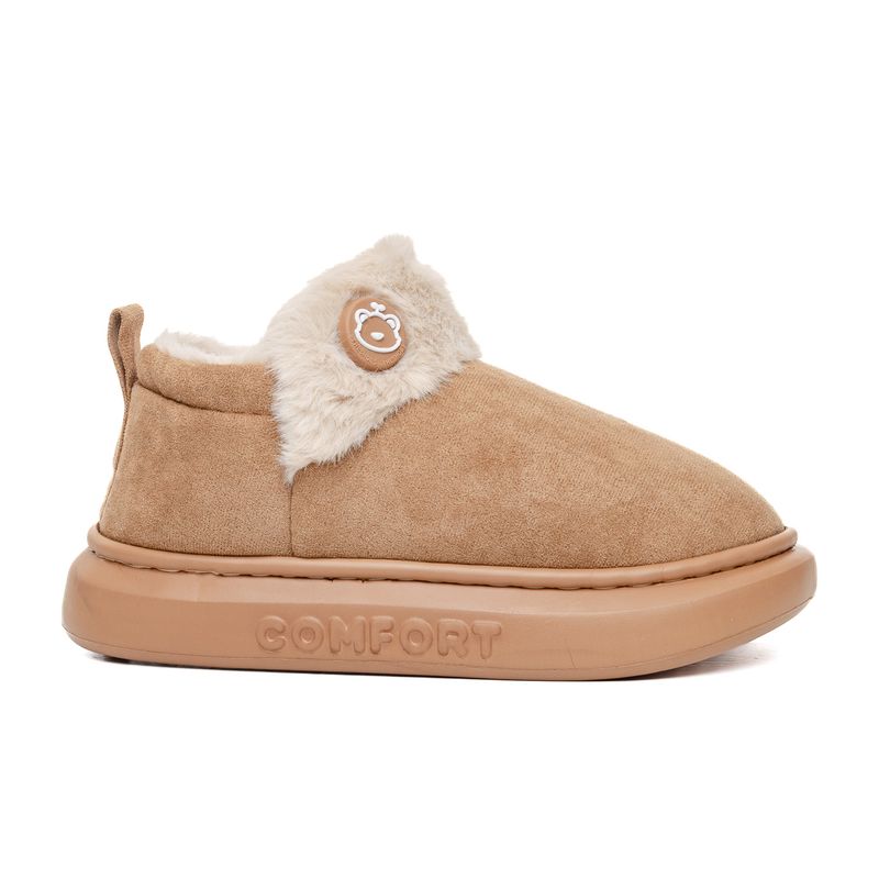 ДАМСКИ ДОМАШНИ ОБУВКИ 094549 BROWN