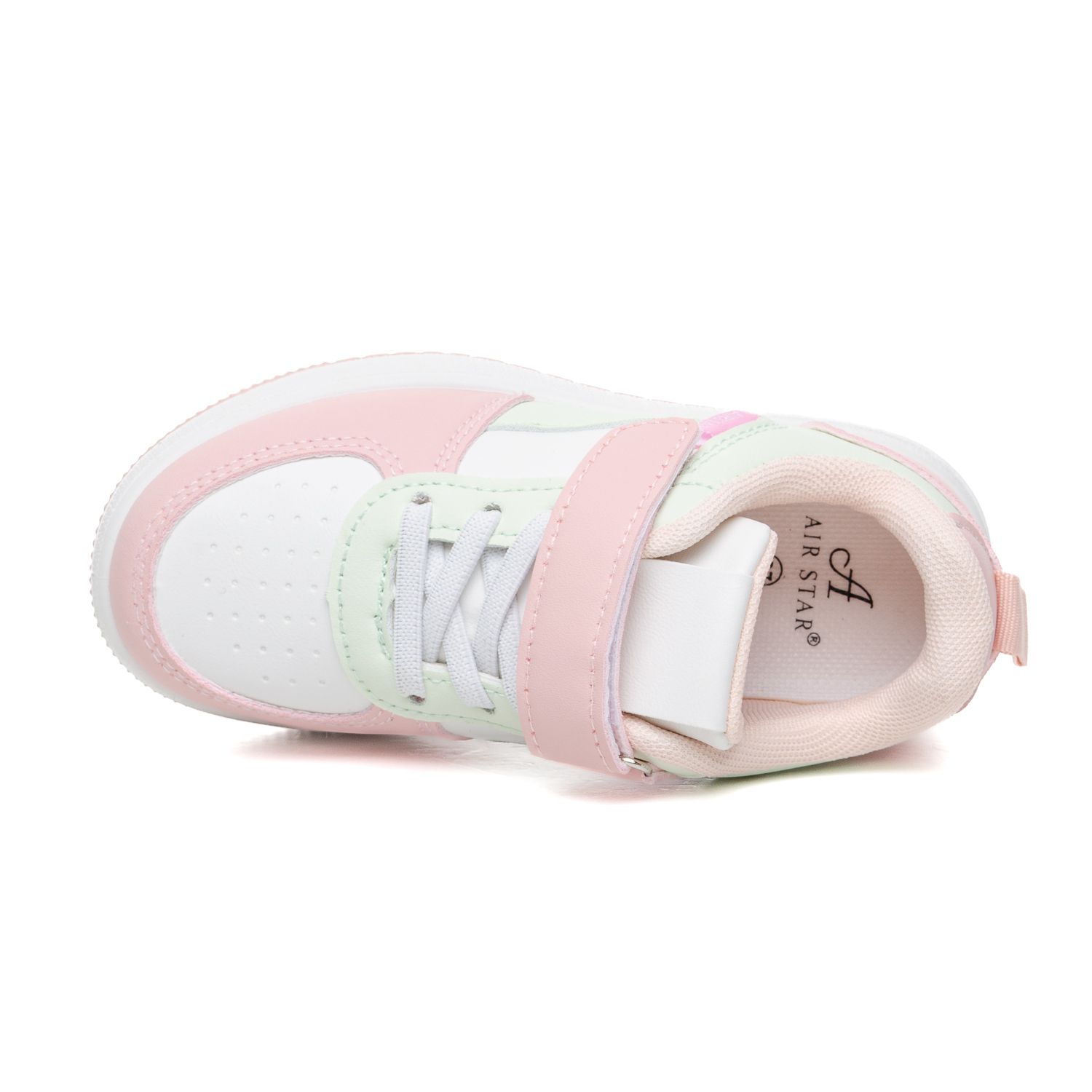 Детска Патика 014332 Pink/White/Light зелена