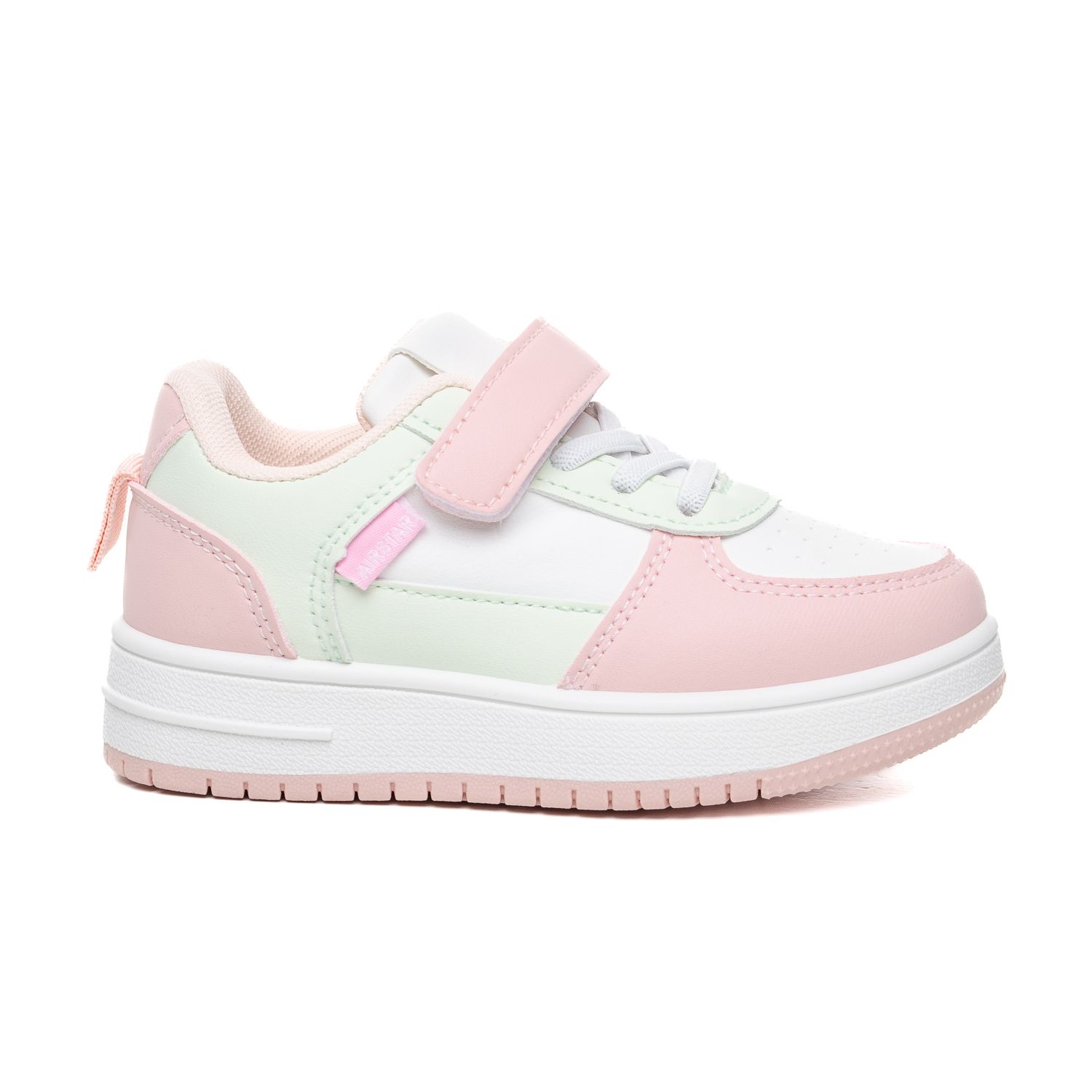 ДЕТСКА ПАТИКА 014332 PINK/WHITE/L.GREEN