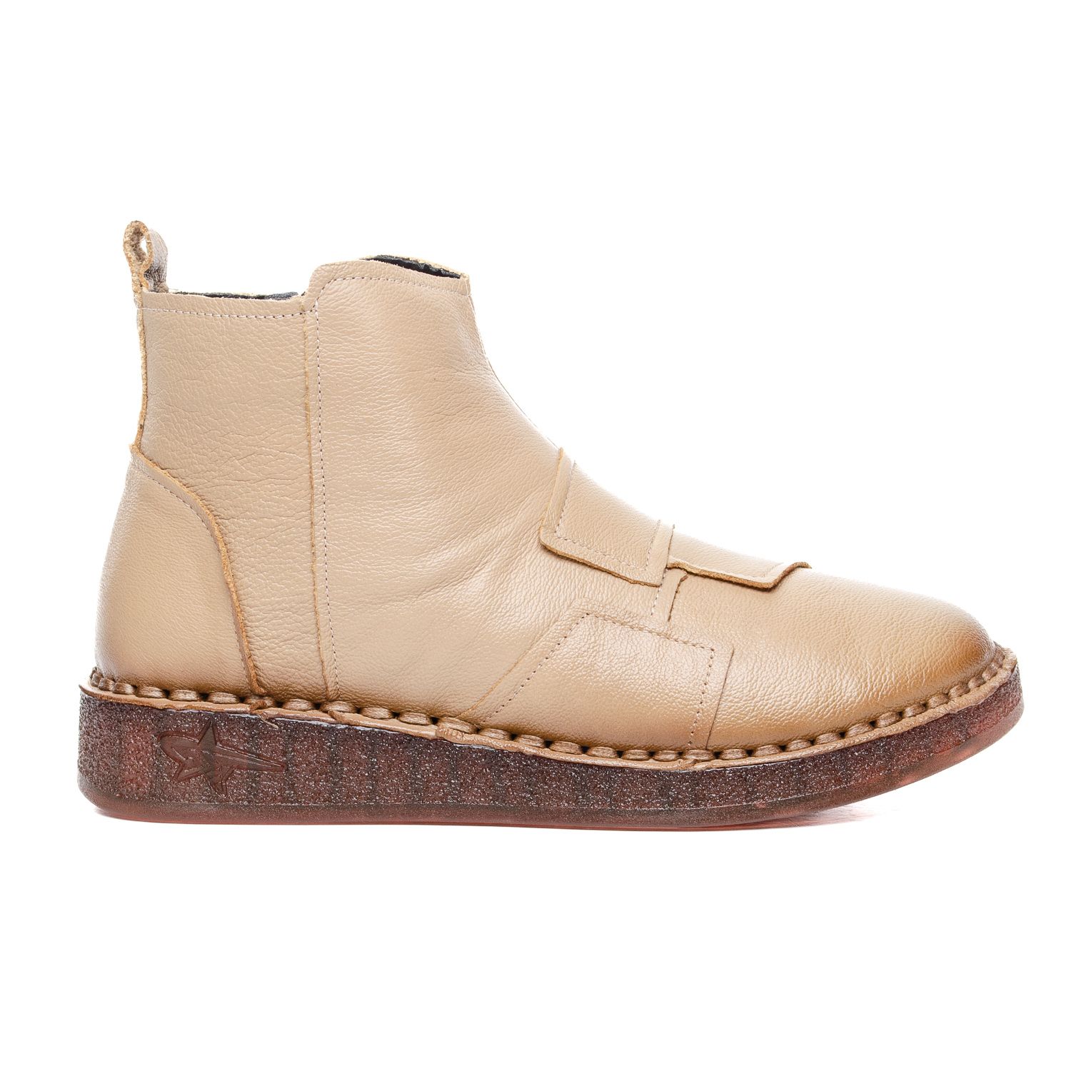 ДАМСКА ЧИЗМА 043244 BEIGE