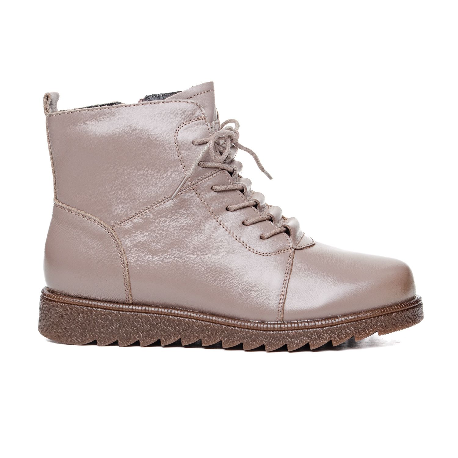 ДАМСКА ЧИЗМА 043224 DARK BEIGE