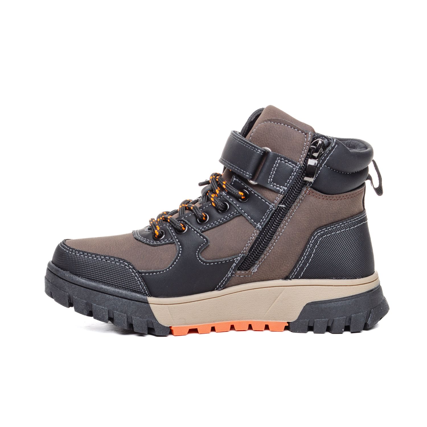 Детска Чизма 026607 Black/Dark Brown