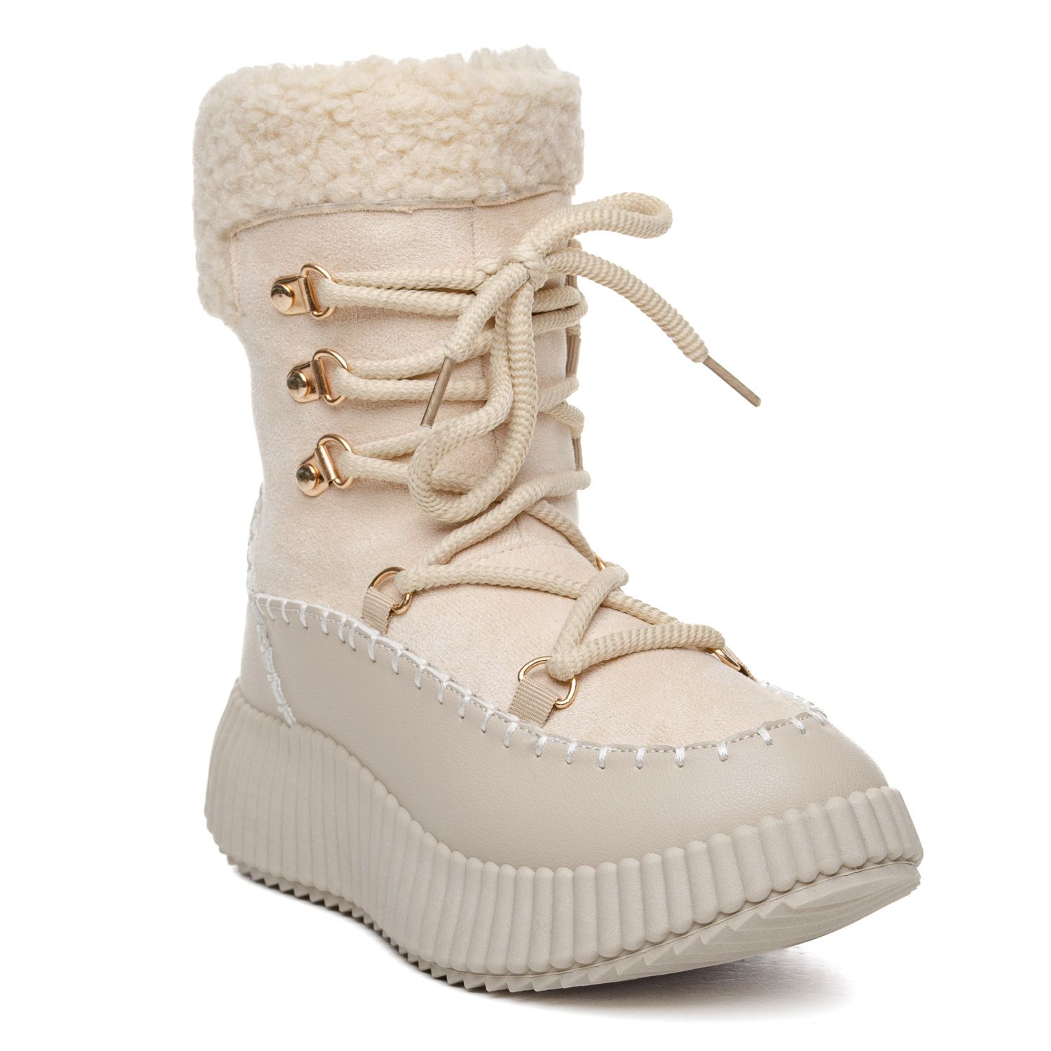 Женска Чизма 210136 Beige