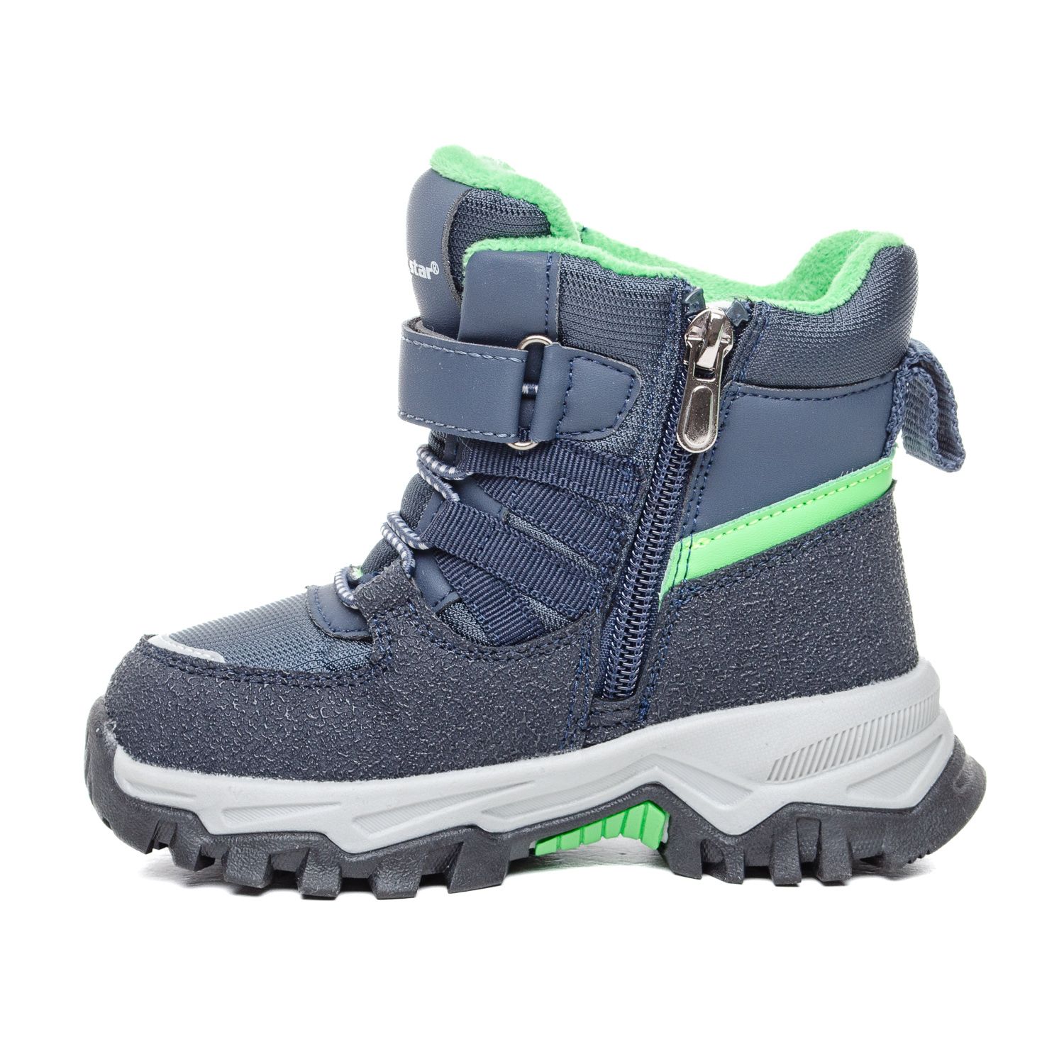 Детска Чизма 026600 Navy/Green