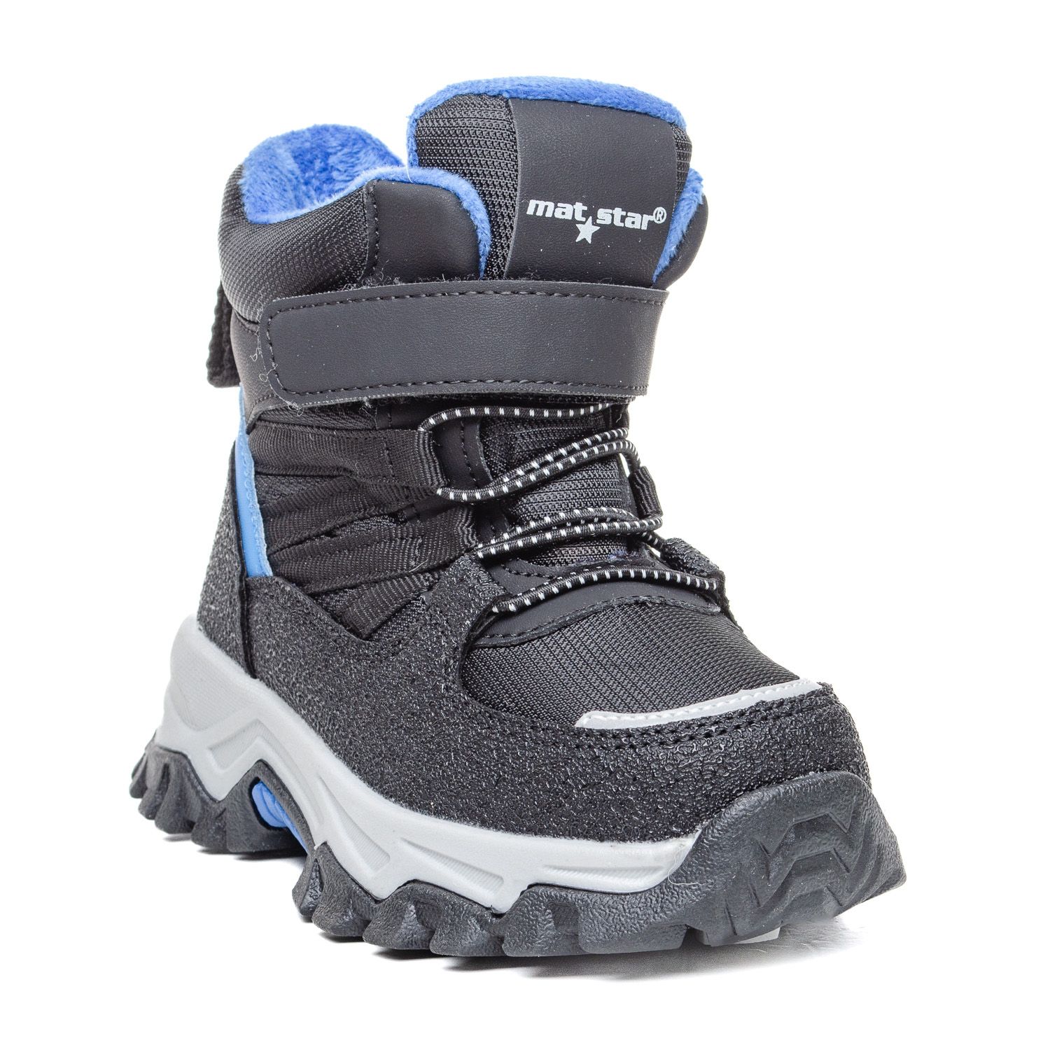 Детска Чизма 026600 Black/Royal Blue