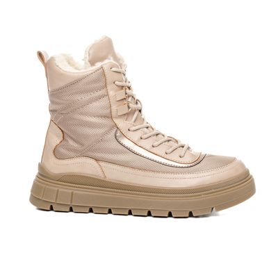 ЖЕНСКА ЧИЗМА 021262 DK.BEIGE