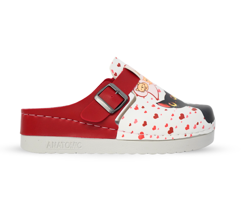 ЖЕНСКА КЛОМПА 154819 HEART/CAT