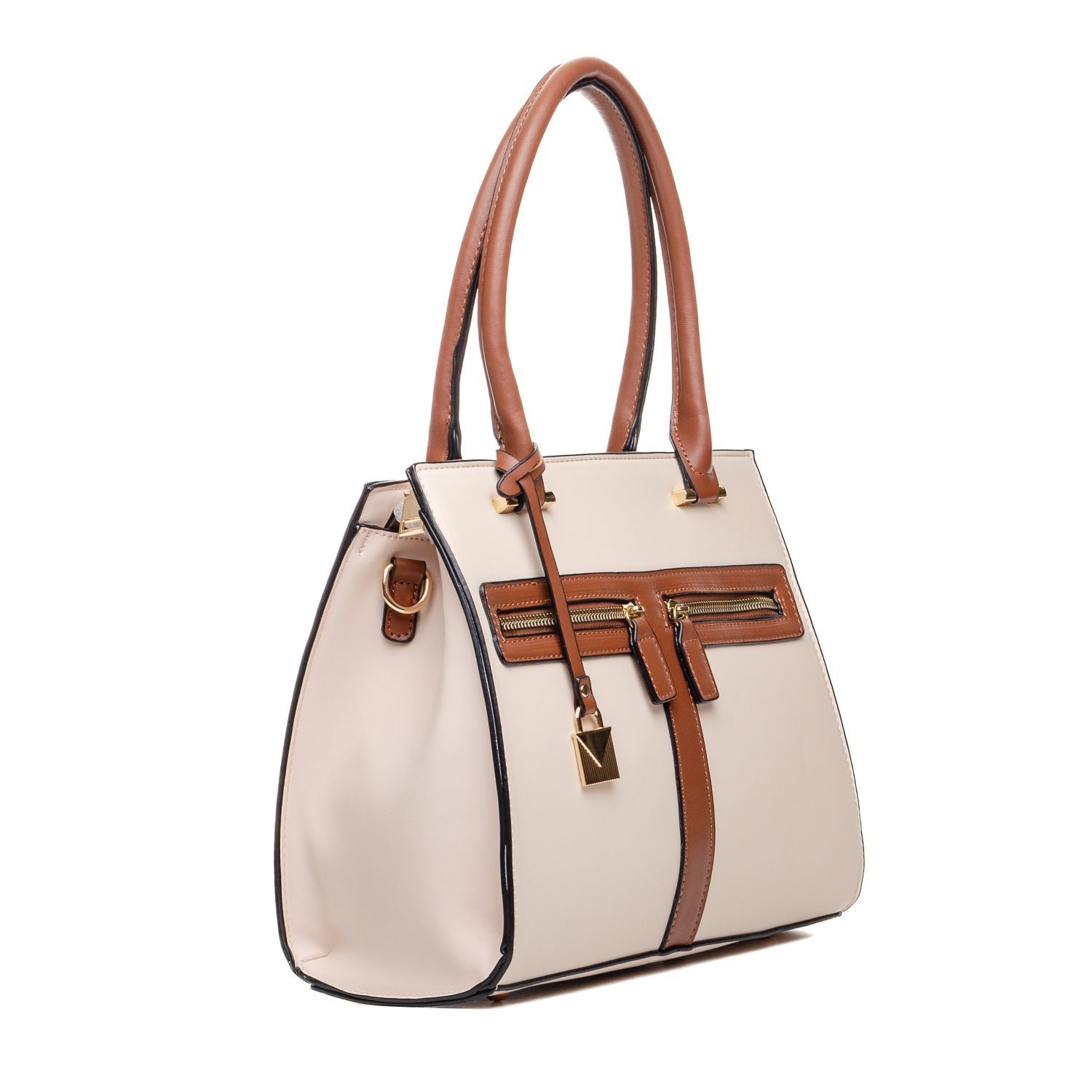 Женска Чанта 578175 Beige/Brown