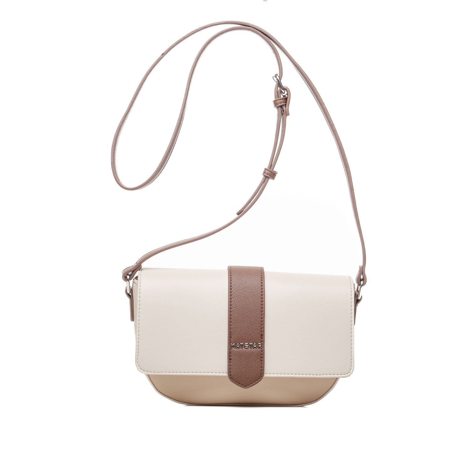 Женска Чанта 859004 White/Coffee