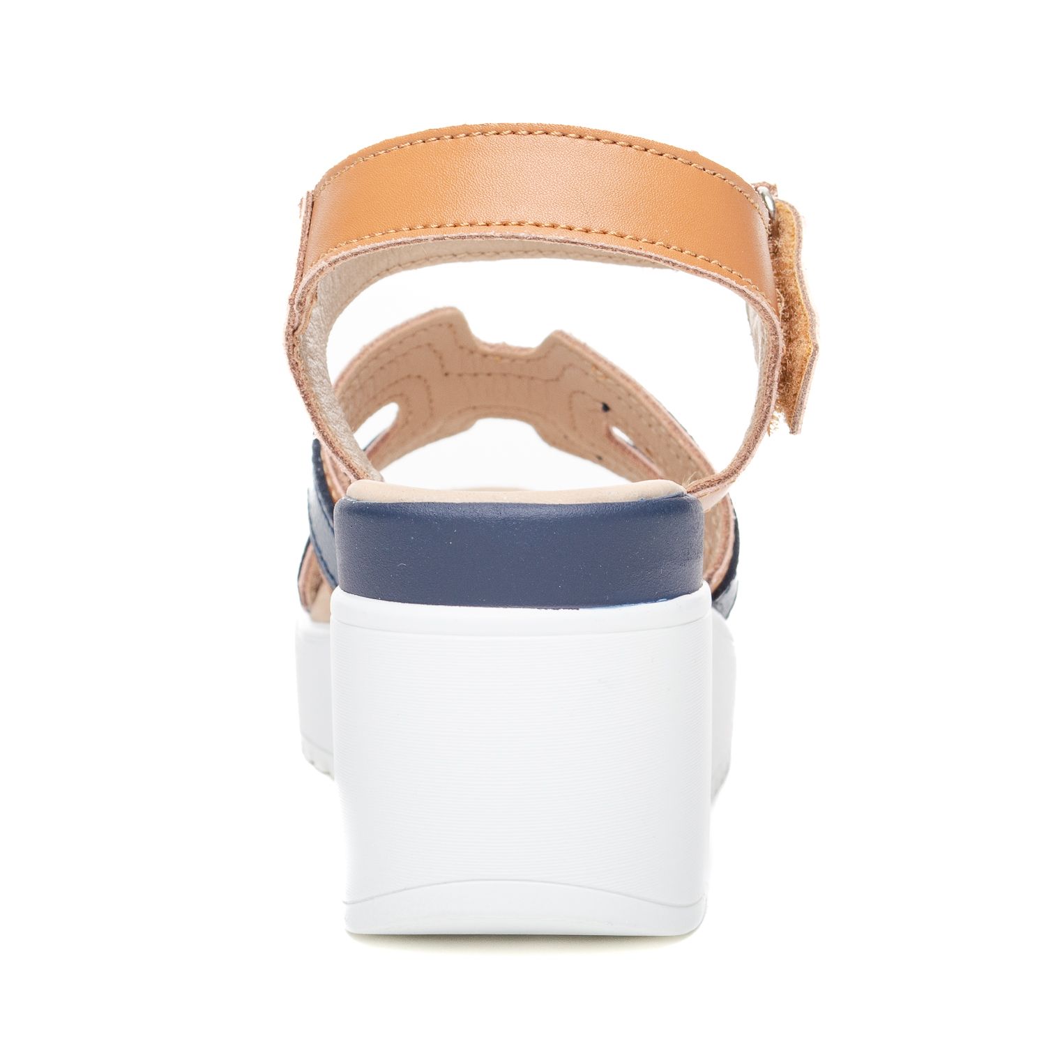 Женска Сандала 186116 Navy/Camel