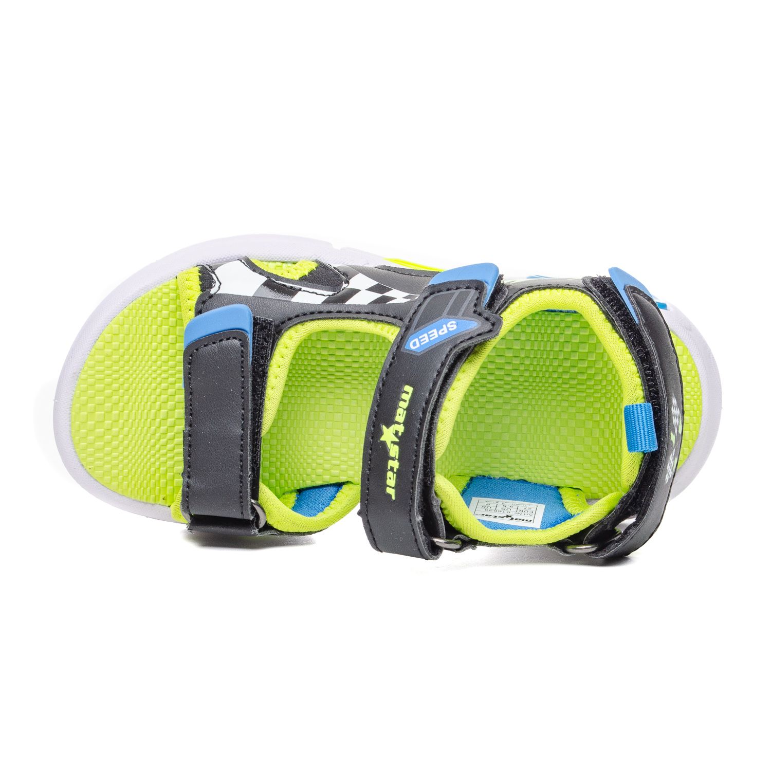 Детска Сандала 016620 Black/Yellow