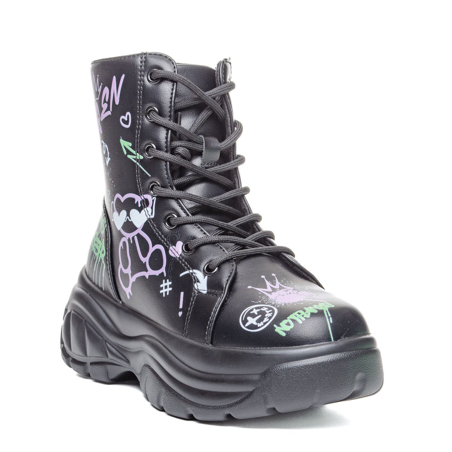 Детска Чизма W585120 Black