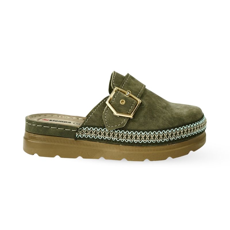 Женска Кломпа 1541444 Khaki