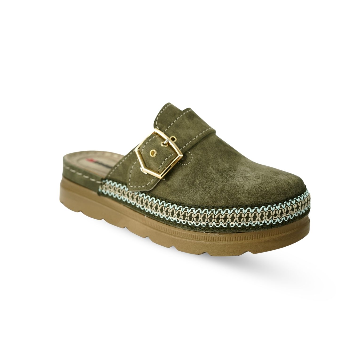Женска Кломпа 1541444 Khaki