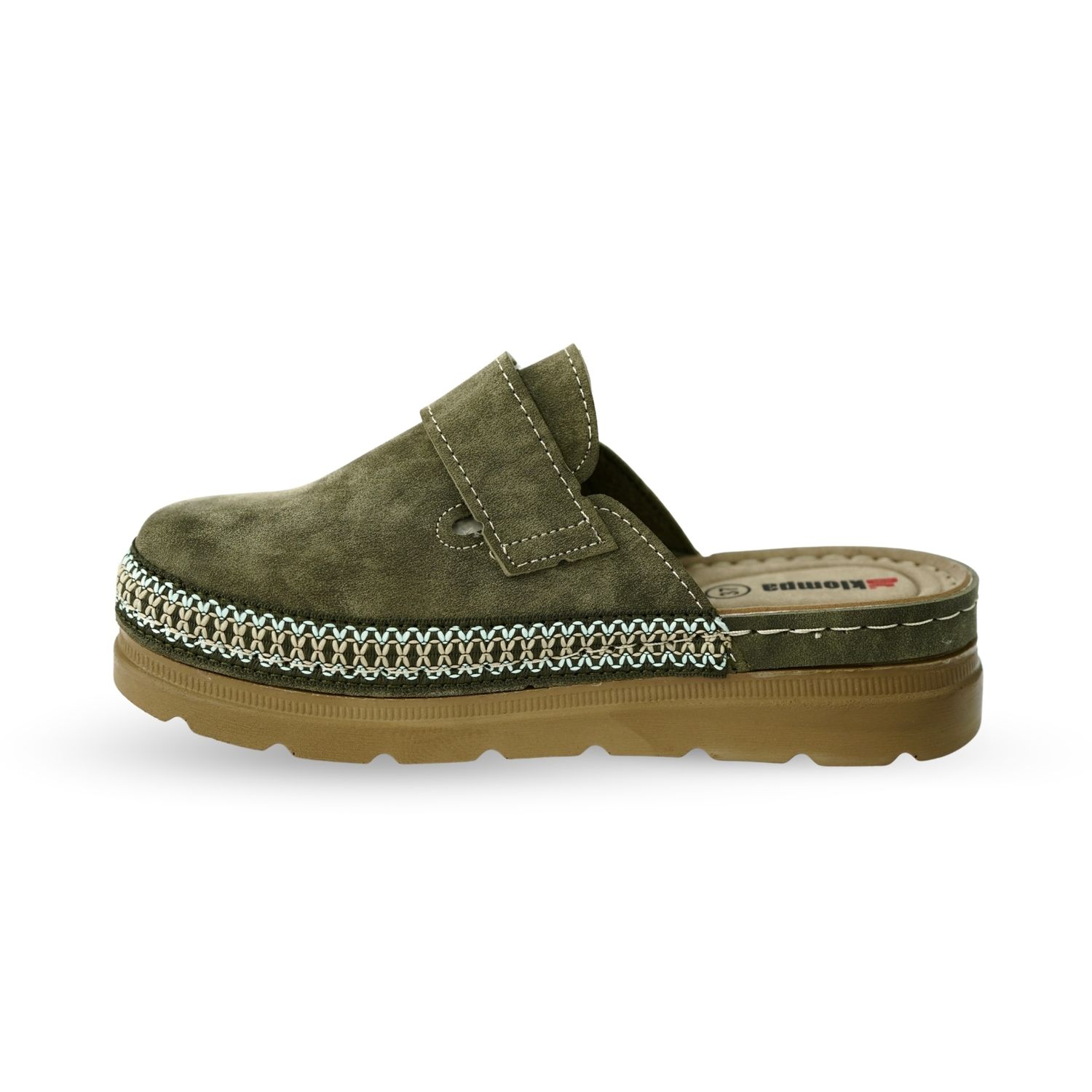 Женска Кломпа 1541444 Khaki