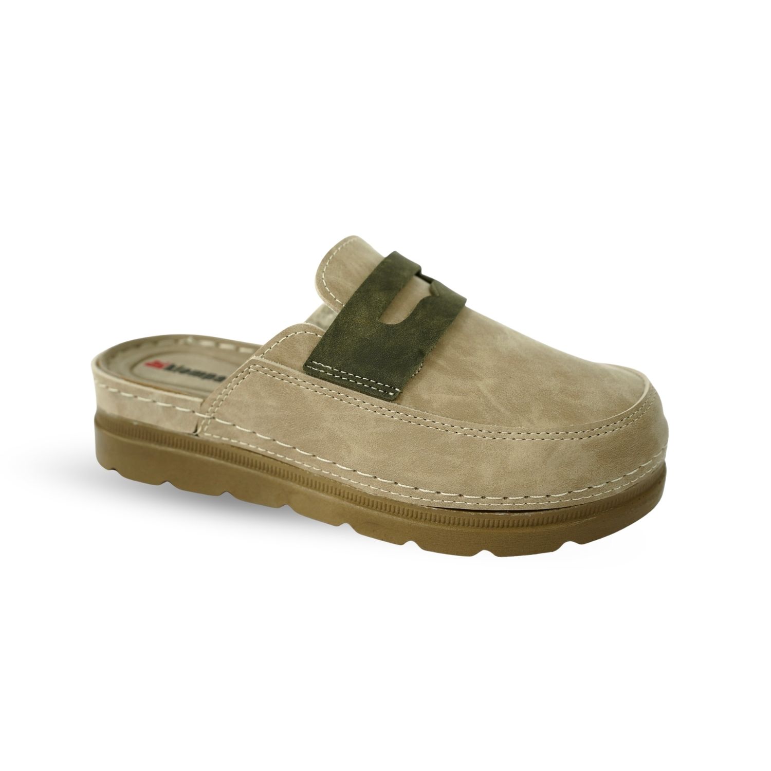 Женска Кломпа 1541386 Beige-Khaki