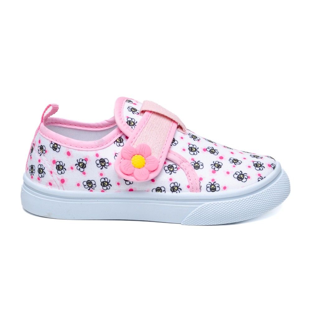 Детска Платнена Патика 751057 White/Pink