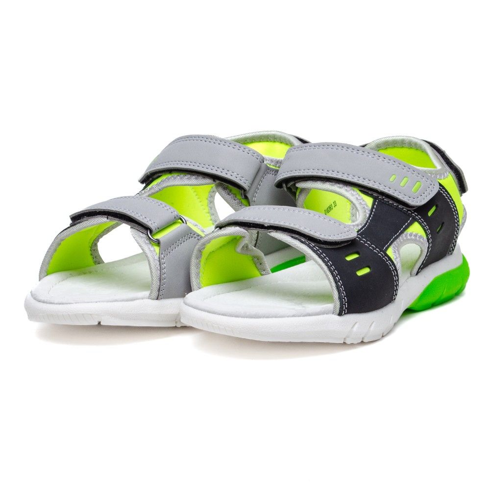 Детска Сандала 018363 Light Grey/Green