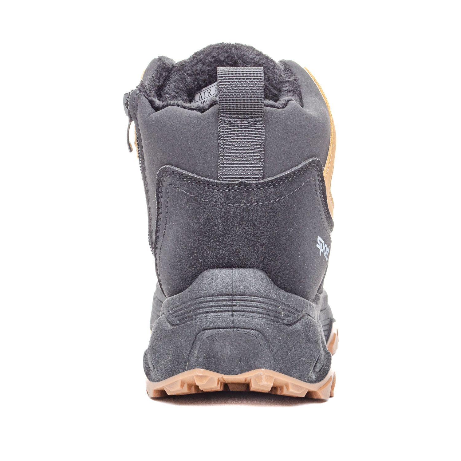 Машка Чизма W586071 Black/Camel