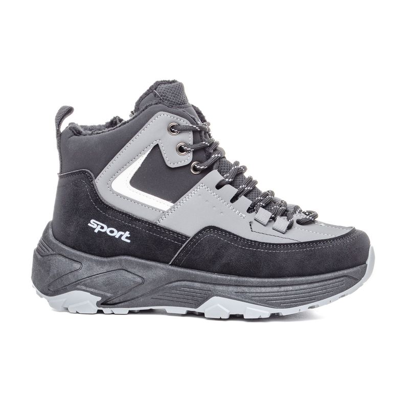 Машка Чизма W586071 Black/Grey