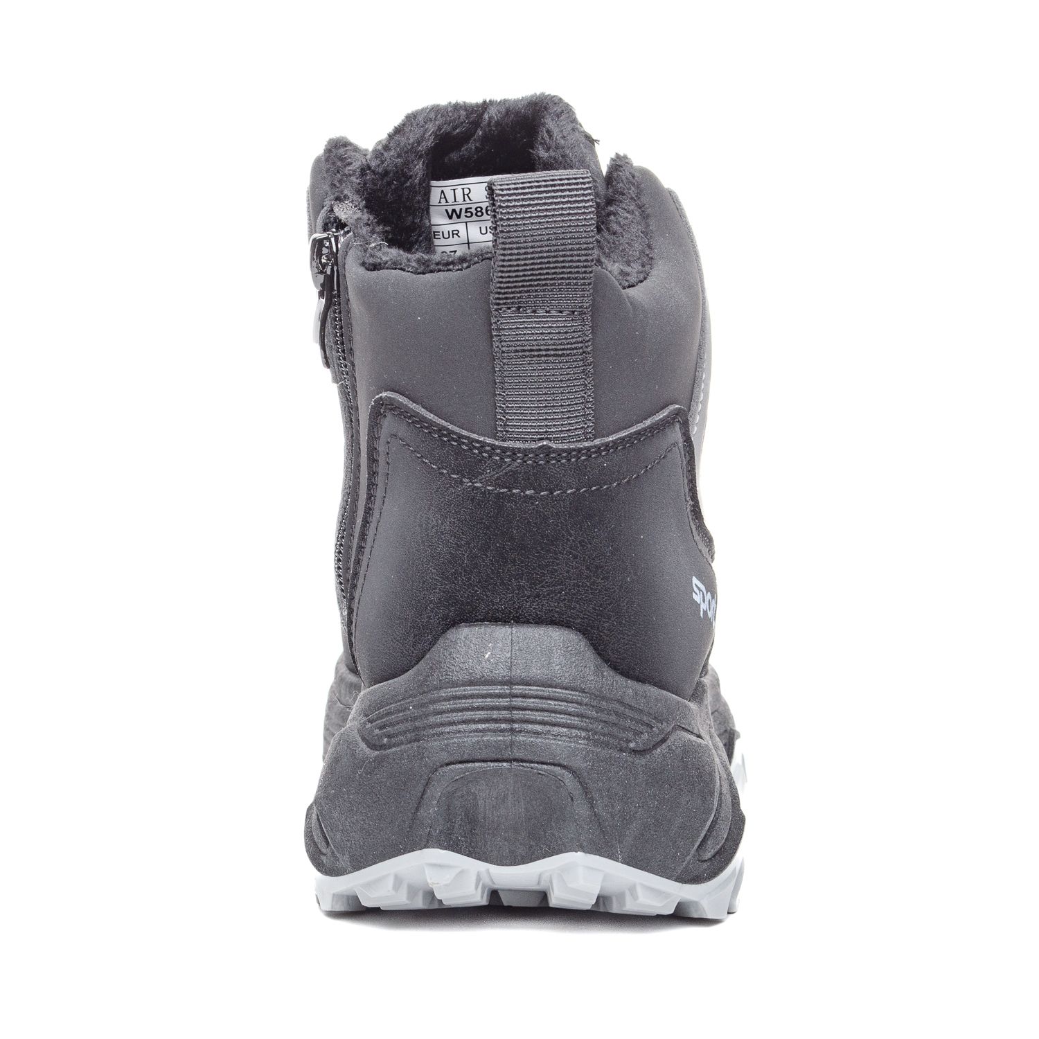 Машка Чизма W586071 Black/Grey