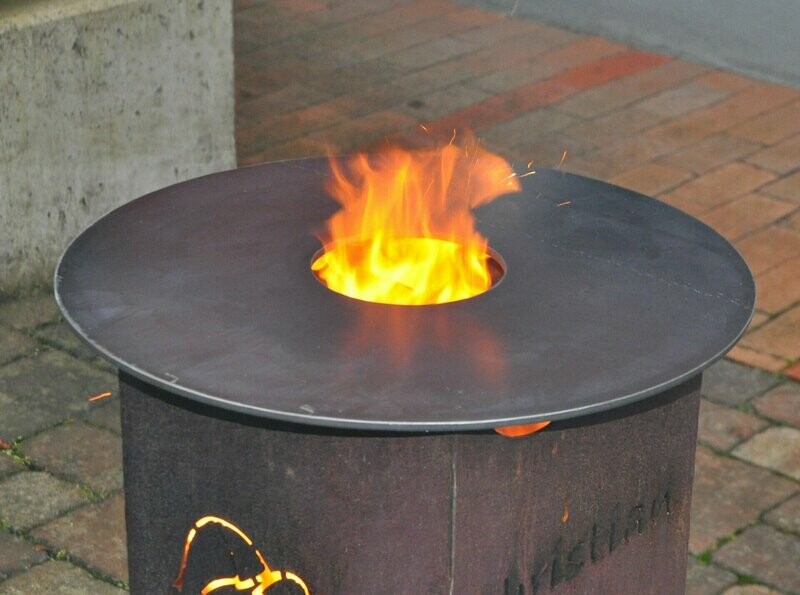 Feuerplatte für Feuerkorb