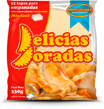 Tapas de Empanadas Delicias Doradas masa Hojaldrada