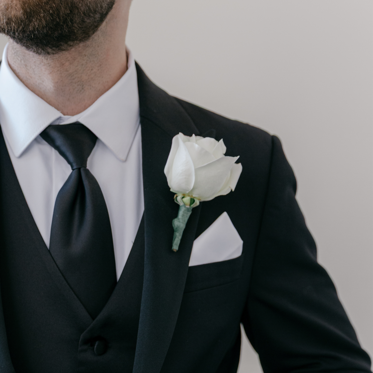 Single Rose Boutonniere