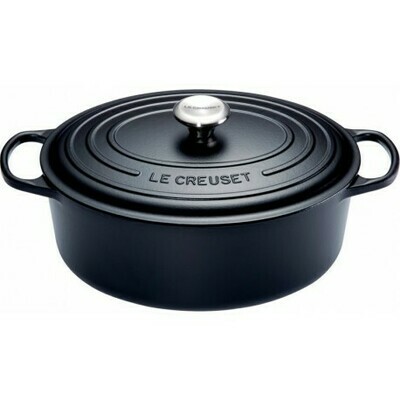 COCOTTE FONTE SIGNATURE OVALE NOIRE 33CM LE CREUSET COCOTTE FONTE SIGNATURE OVALE NOIRE 33CM LE CREUSET