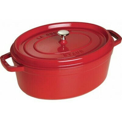 COCOTTE FONTE OVALE CERISE 31CM STAUB COCOTTE FONTE OVALE CERISE 31CM STAUB
