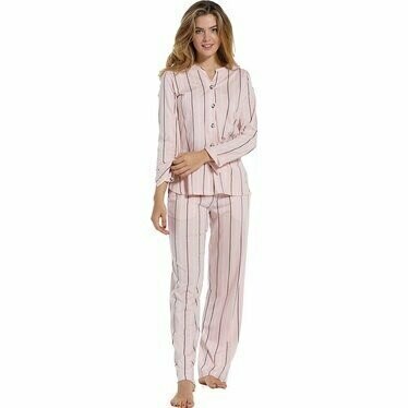Pijama manga larga 100% algodón ,pantalón corte recto