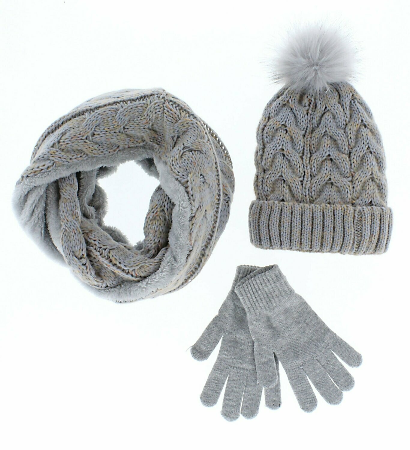 Conjunto cuello gorro y guantes