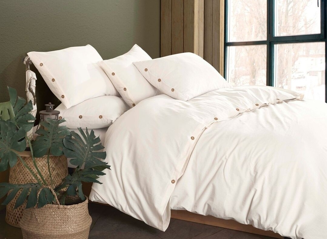 Posteljina Natural Ipekce double beige