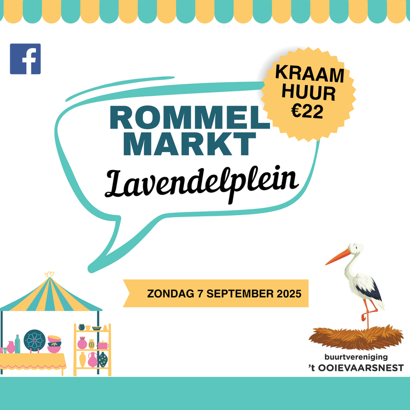 Rommelmarkt Lavendelplein 2025