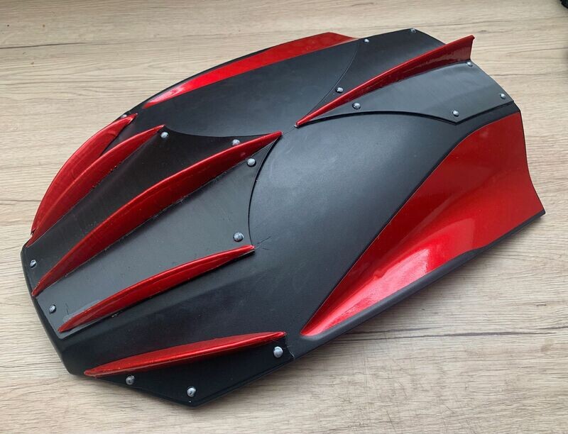 Staufachdeckel 3D-Design-Diffusor vorne,seite