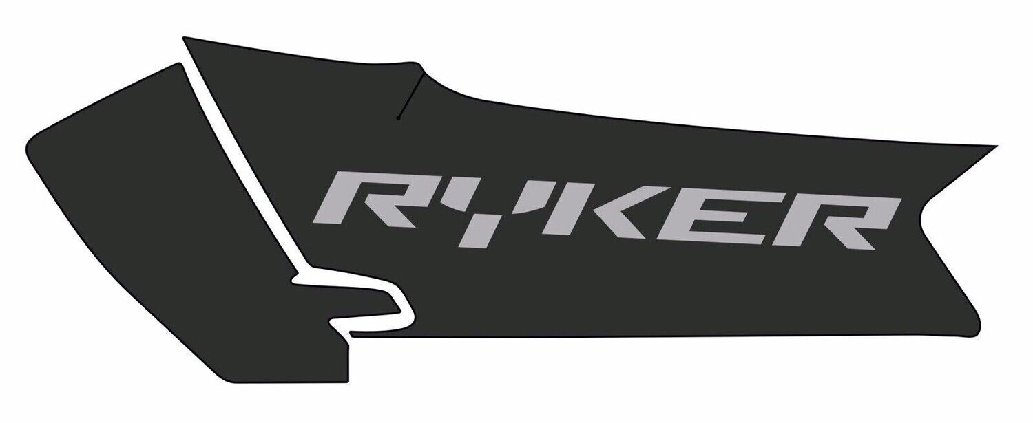 RYKER Schriftzug für Seitenteil - SILBER