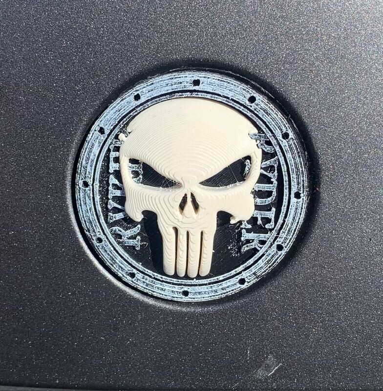 3D-Emblem für Motorhaube oder Heck - PUNISHER
