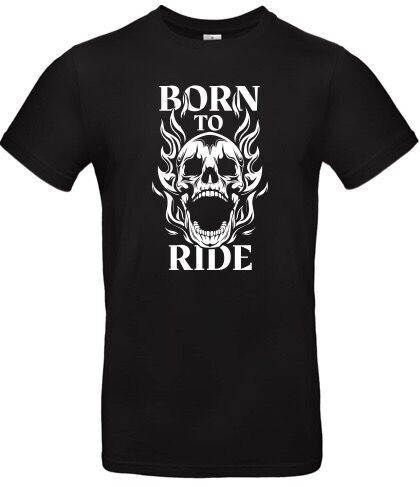 T-Shirt - Born to ride - Herren