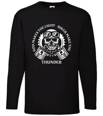 Langarm T-Shirt - God makes the light Damen