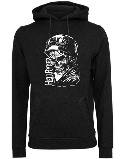 Hoodie  -   Hell Ryder - Unisex - schwarz