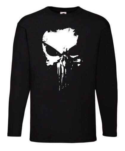 Langarm T-Shirt  -   Pun-Skull - Damen