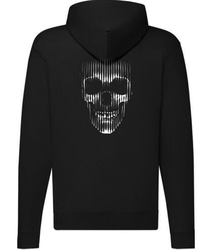Sweatshirt Jacke -  Falk Skull - Herren